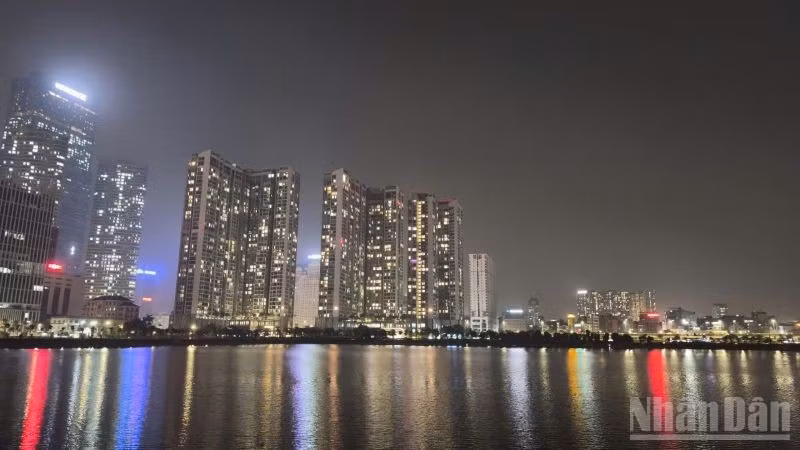 Một góc đô thị phường Cầu Giấy, Hà Nội. (Ảnh: ĐẶNG HƯƠNG)