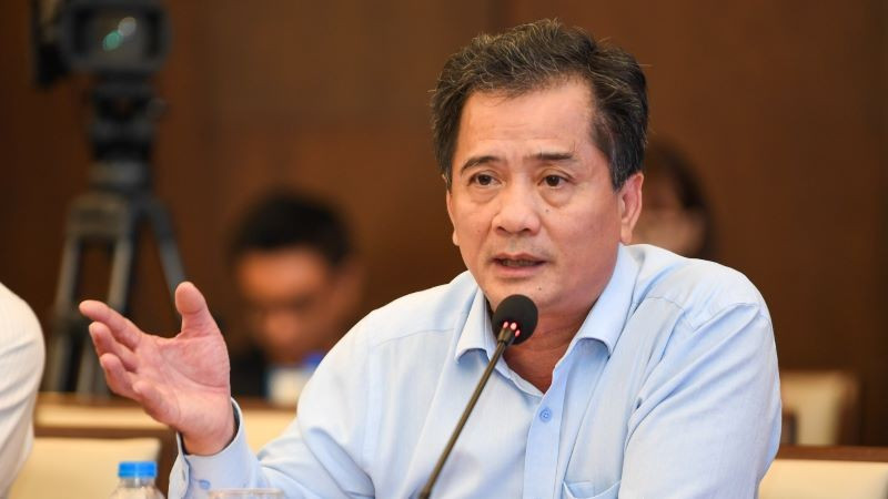 Tiến sĩ Nguyễn Văn Đính, Chủ tịch Hội Môi giới bất động sản Việt Nam. (Ảnh: HNV) ongdinh-td.jpg