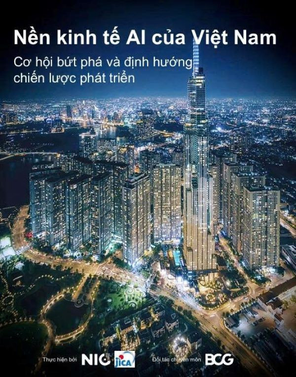 Ảnh chụp bìa Báo cáo nền kinh tế AI của Việt Nam 2025. (Ảnh: HNV) biaai.jpg
