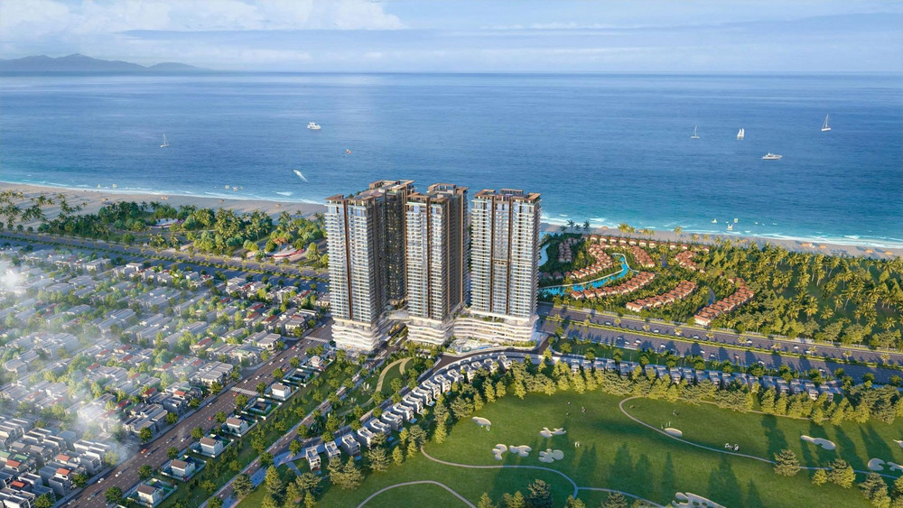 Nhiều dự án quy mô, hiện đại tại thành phố Đà Nẵng hứa hẹn góp phần khẳng định đô thị hướng biển tầm khu vực của địa phương sau sáp nhập. (Ảnh: DỰ ÁN NEWTOWN DIAMOND)