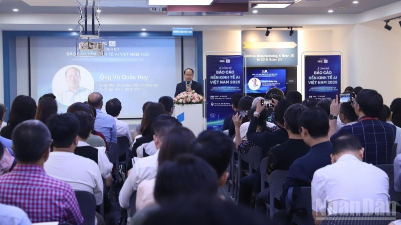 Sự kiện thu hút đông đảo đại biểu trong nước và quốc tế dự. (Ảnh: HNV) ndo_br_bcai3.jpg