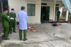 Hiện trường vụ việc tại nhà chị Đ.T.N, thuộc tổ dân phố Nam Tiến, phường Ngọc Sơn.