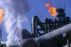 Cơ sở khai thác dầu trên đảo Khark, ngoài khơi bờ biển Iran. (Ảnh: Getty Images/ TTXVN)