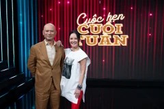 Ca sĩ Hồng Nhung xuất hiện rạng rỡ trong chương trình "Cuộc hẹn cuối tuần".