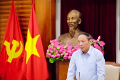 Đồng chí Nguyễn Văn Hùng, Ủy viên Trung ương Đảng, Bộ trưởng VHTTDL phát biểu tại phiên họp. (Ảnh: Bộ VHTTDL cung cấp)