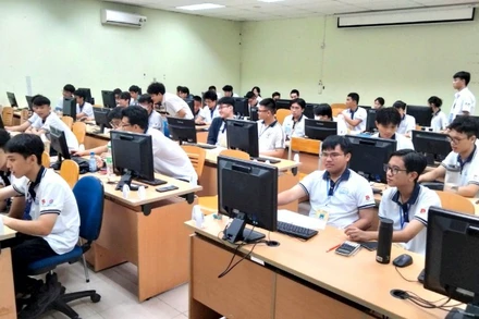 Hội thi tin học trẻ Thành phố Hồ Chí Minh năm 2025. (ẢNH CTV)