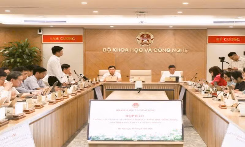 Bộ Khoa học và Công nghệ họp báo giới thiệu các nội dung cơ bản của 5 Luật vừa được Quốc hội khóa XV thông qua tại Kỳ họp thứ 9.