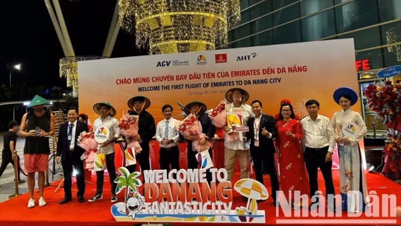 Đà Nẵng chính thức có đường bay kết nối Dubai-Đà Nẵng từ ngày 2/6. (Ảnh: ANH ĐÀO)