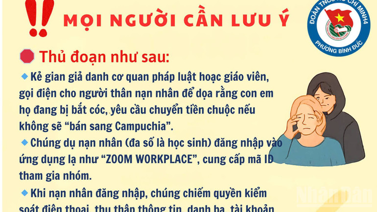 Các thủ đoạn tội phạm thực hiện hành vi lừa đảo người dân cần lưu ý. ndo_br_a1.jpg