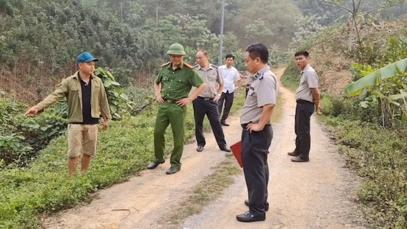 Một vụ thi hành án dân sự tại địa phương. (Ảnh: TH)