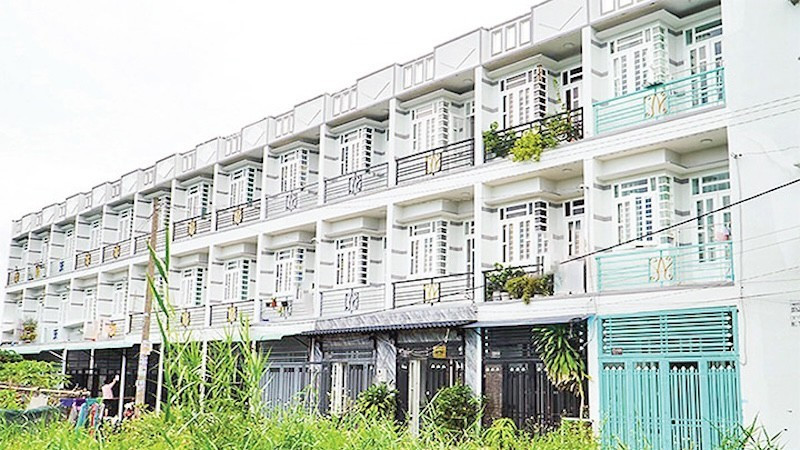 Một khu nhà vi phạm trật tự xây dựng được mua bán bằng hình thức lập vi bằng tại thành phố Hồ Chí Minh. (Ảnh: MINH TÂM)