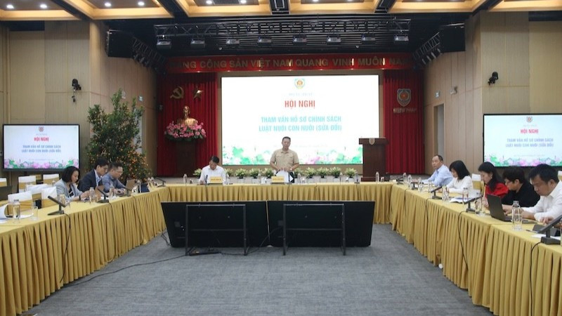 Thứ trưởng Tư pháp Nguyễn Thanh Ngọc phát biểu tại hội nghị. (Ảnh: TL)