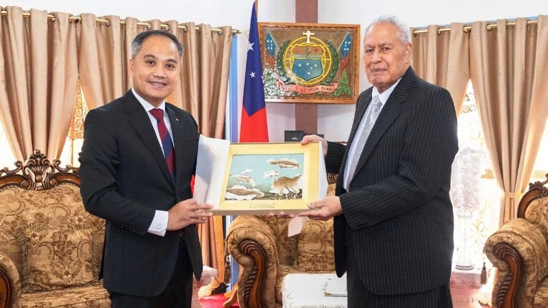 Đại sứ Việt Nam trình Thư Ủy nhiệm tại Samoa, thúc đẩy hợp tác song phương