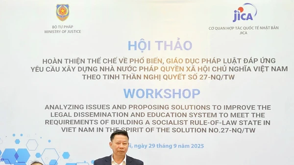 Nhiều hội nghị, hội thảo đã được tổ chức để tiếp tục hoàn thiện thể chế về công tác phổ biến, giáo dục pháp luật.