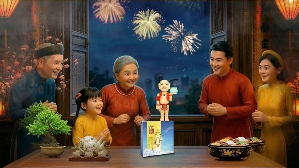 Hình tượng chú Tễu được tiếp cận như một biểu tượng văn hóa, kết tinh giữa nghệ thuật ẩm thực và những giá trị gắn với tình thân gia đình.