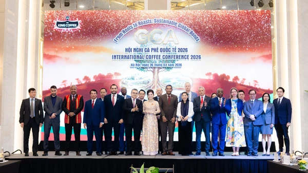 Hội nghị Cà phê Quốc tế 2026 quy tụ đại diện 21 phái đoàn ngoại giao, cùng các tổ chức, doanh nghiệp và chuyên gia.