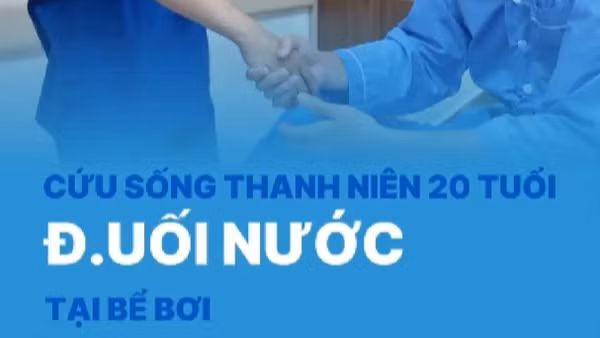[Video] 3 phút quyết định sự sống của nam cứu hộ bể bơi 20 tuổi bị ngừng tim