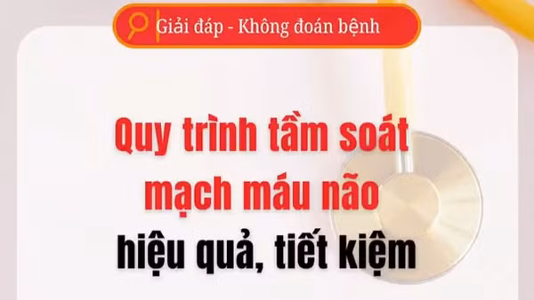 [Video] Quy trình tầm soát mạch máu não hiệu quả, tiết kiệm
