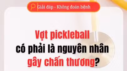 [Video] Vợt pickleball có phải là nguyên nhân gây chấn thương?