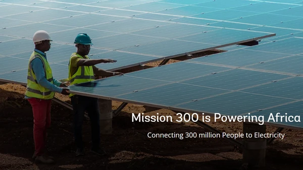 Chương trình Sứ mệnh 300 cung cấp điện cho 300 triệu người châu Phi. (Ảnh: Worldbank.org)