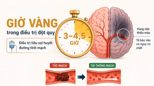  "Giờ vàng" đột quỵ: Ranh giới của hồi phục và tàn phế
