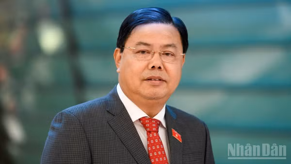 Tân Bộ trưởng Nội vụ Nguyễn Tiến Hải. (Ảnh: DUY LINH)