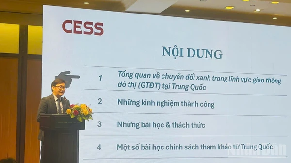 Mô hình 3 tầng nấc thúc đẩy chuyển đổi xanh trong giao thông đô thị