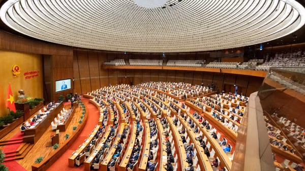 Một phiên họp của Quốc hội khóa XV. (Ảnh: Media Quốc hội)