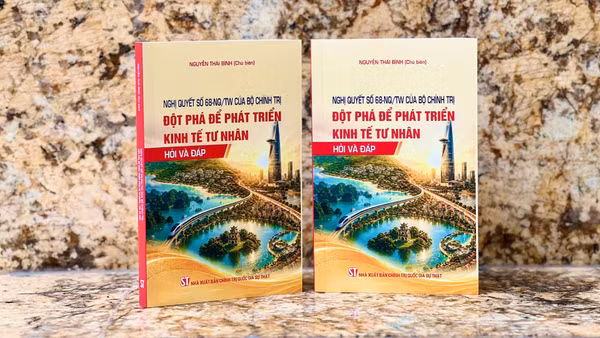 Cuốn sách "Nghị quyết số 68-NQ/TW của Bộ Chính trị: Đột phá để phát triển kinh tế tư nhân - Hỏi và đáp" vừa được Nhà xuất bản Chính trị quốc gia Sự thật ấn hành.