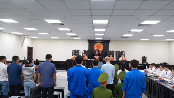 Một phiên xét xử tại Tòa án nhân dân Thành phố Hà Nội. (Ảnh: TL)