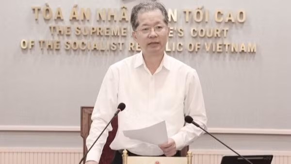 Chánh án Tòa án nhân dân tối cao Nguyễn Văn Quảng.