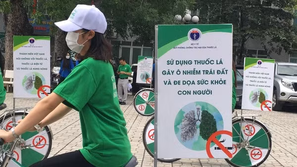 Bộ Y tế thường xuyên tổ chức các chiến dịch truyền thông phòng, chống tác hại của thuốc lá. (Ảnh: TL)