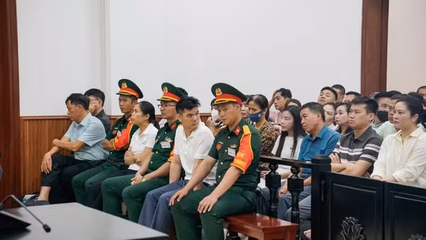 Bị cáo tại phiên phúc thẩm sáng 29/6.