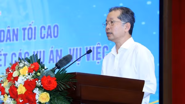 Chánh án Tòa án nhân dân tối cao Nguyễn Văn Quảng.