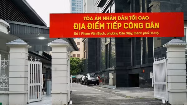 Trụ sở tiếp công dân mới của Tòa án nhân dân tối cao.