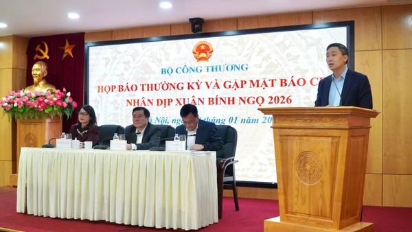 Họp báo thường kỳ Bộ Công thương.
