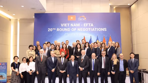 Việt Nam và EFTA kết thúc đàm phán Hiệp định thương mại tự do.