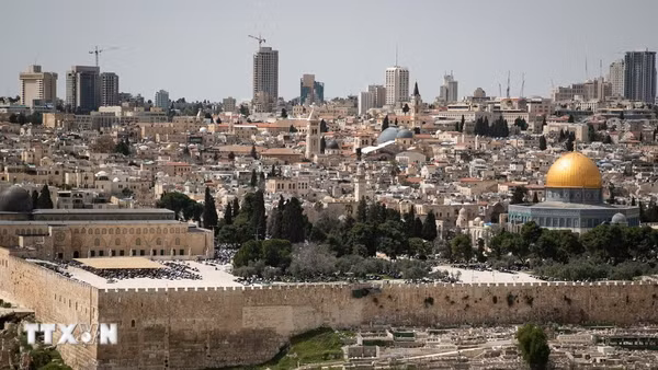 Đền thờ Al-Aqsa (Núi Đền) tại Jerusalem. (Ảnh: THX/TTXVN)