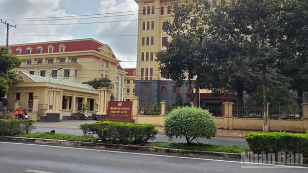 Trụ sở làm việc của Viện Kiểm sát nhân dân thành phố Cần Thơ.