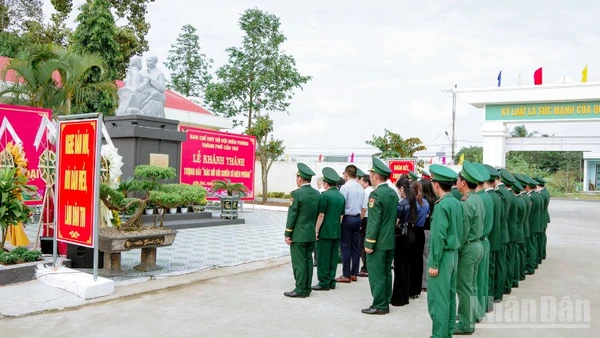 Quang cảnh lễ khánh thành.