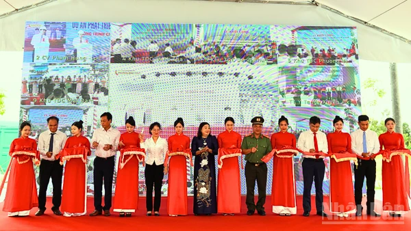 Lễ khánh thành Khu tái định cư Tân Hòa, thành phố Cần Thơ.