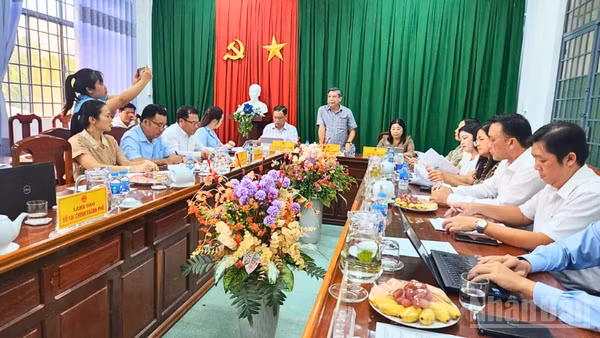 Quang cảnh buổi làm việc.