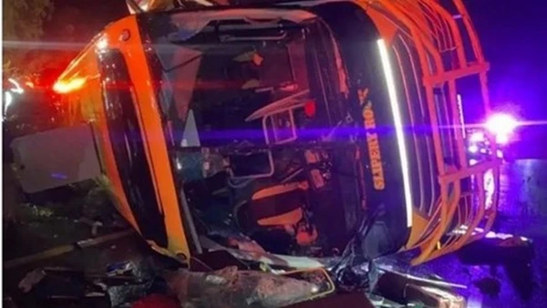 Hiện trường vụ tai nạn. (Ảnh: VR Med) 