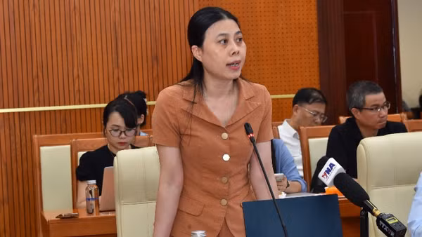 Bà Trịnh Thị Hương, Phó Cục trưởng Cục Phát triển doanh nghiệp tư nhân và kinh tế tập thể. 