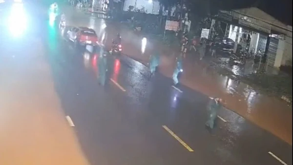 Địa điểm xảy ra vụ việc trên Quốc lộ 27.