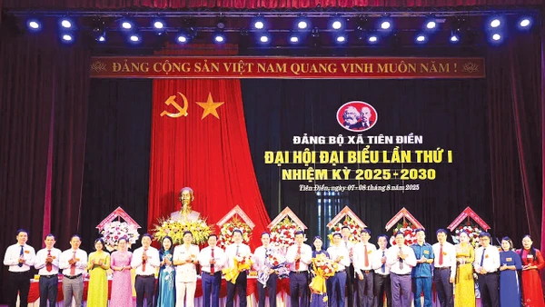 Ban Chấp hành Đảng bộ xã Tiên Điền ra mắt Đại hội đại biểu lần thứ I, Đảng bộ xã nhiệm kỳ 2025-2030.