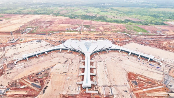 Sân bay Long Thành đang chạy nước rút hoàn thành giai đoạn 1. Ảnh: ACV