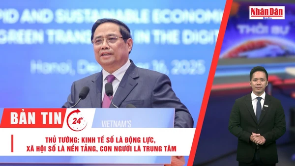 [Video] Thời sự 24h ngày 20/12/2025: Thủ tướng: Kinh tế số là động lực, xã hội số là nền tảng, con người là trung tâm