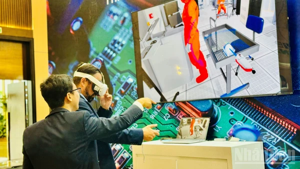 Khi ngành bán dẫn và điện tử tiếp tục tăng tốc, trí tuệ nhân tạo (AI) đang trở thành yếu tố tạo chuyển biến mạnh mẽ - tái định hình quy trình sản xuất, nâng cao hiệu suất vận hành và mở ra khả năng ra quyết định dựa trên dữ liệu trong toàn bộ chuỗi giá trị sản xuất. (Ảnh: HNV)