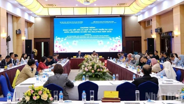 Chương trình giao lưu kết nối và hợp tác phát triển du lịch giữa Lâm Đồng và đối tác Malaysia diễn ra chiều 6/11.
